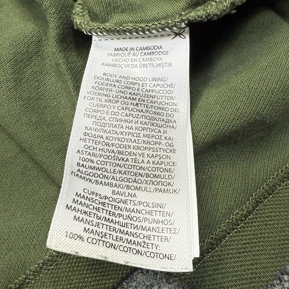 Polo Ralph Lauren Hoodie Mens Small Green Pony Sweatshirt Front Pocket Preppy - Picture 6 of 10